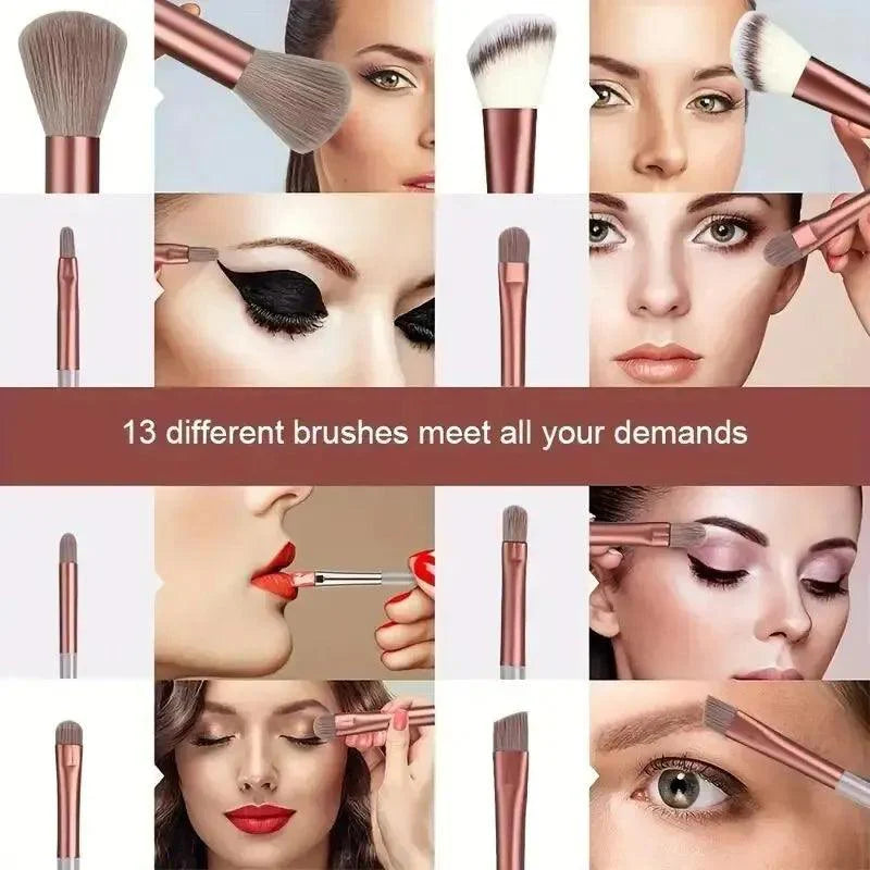 Makeup brush set soft fluffy professional cosmetic tool
