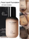Face liquid foundation makeup waterproof base whitening cover dark circle