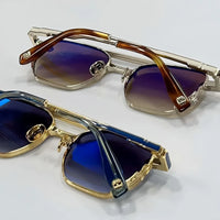 Classic Henri sunglasses inspire retro academic style weightless alloy