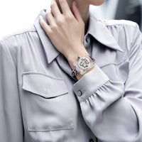 CIGA Design crystal love series elegant skeleton automatic watch for ladies
