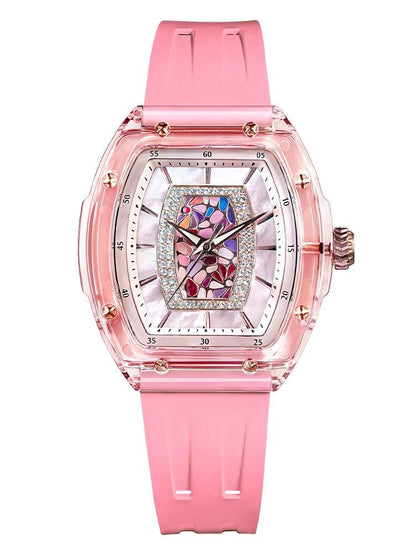 Dubai watch fashion crystal quartz wristwatch precious gift for girls