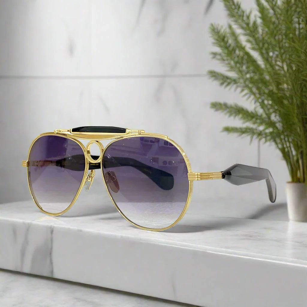 Jacques Marie Mage Aspen Sonnenbrille - Handgefertigt Classic