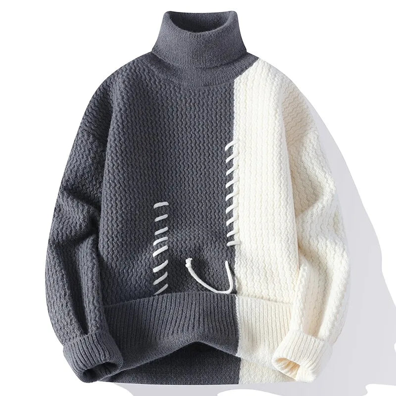 Autumn Knitted sweater fashion pullovers Loose arm