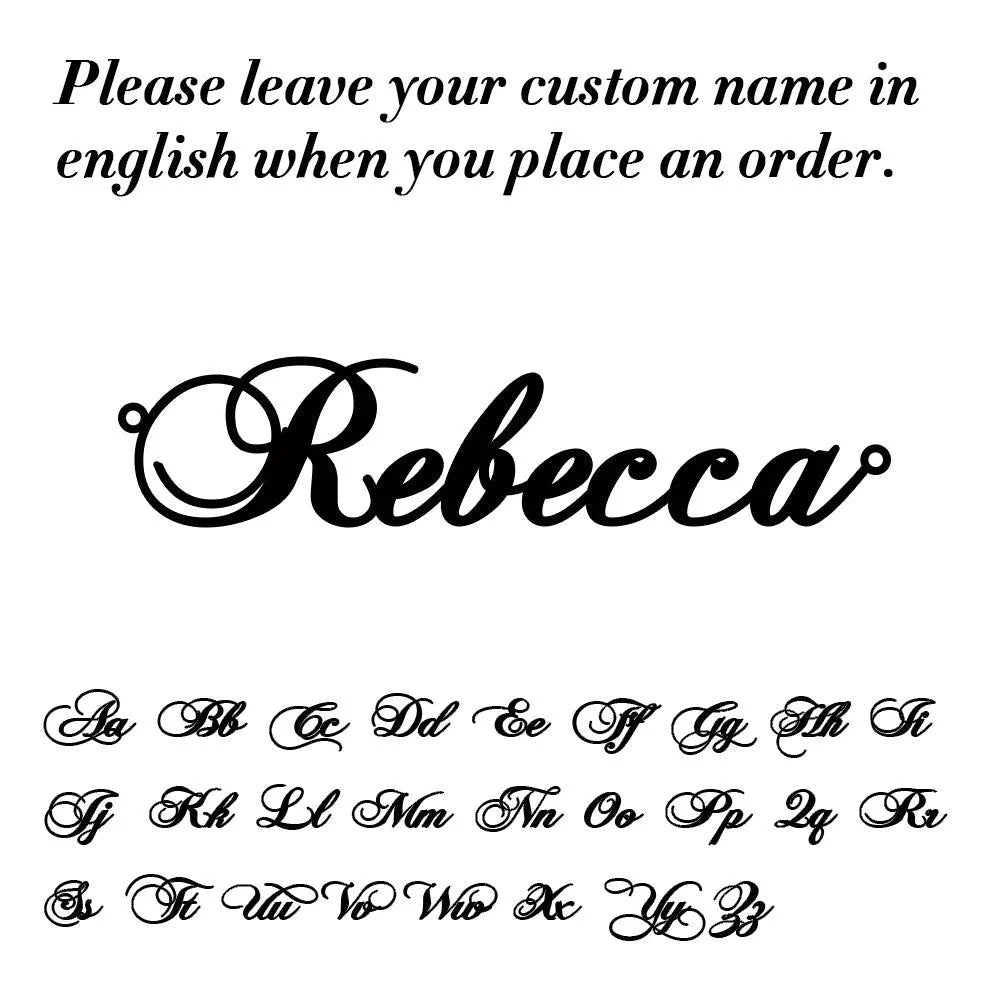 Your name on Necklace  Stainless Steel Jewelry