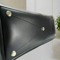 Designer cow split leather large capacity shoulder women bag