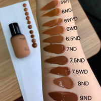 Face liquid foundation makeup waterproof base whitening cover dark circle