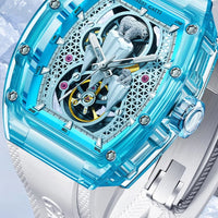 Bonest Gatti luxury automatic watch polar bear skeleton dial