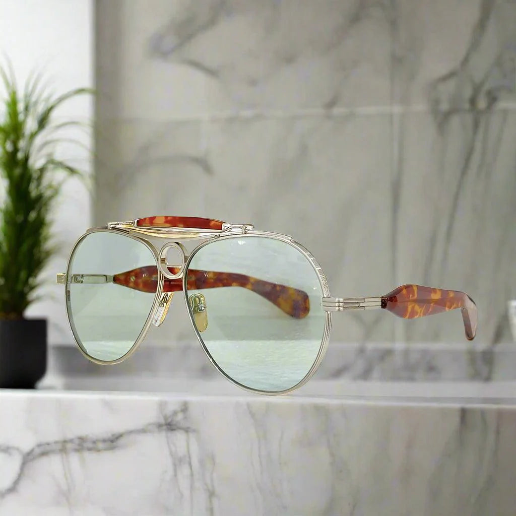 Jacques Marie Mage Aspen Sonnenbrille - Handgefertigt Classic