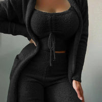 Girls winter pajama set – Cozy sleepwear with square ankle-length