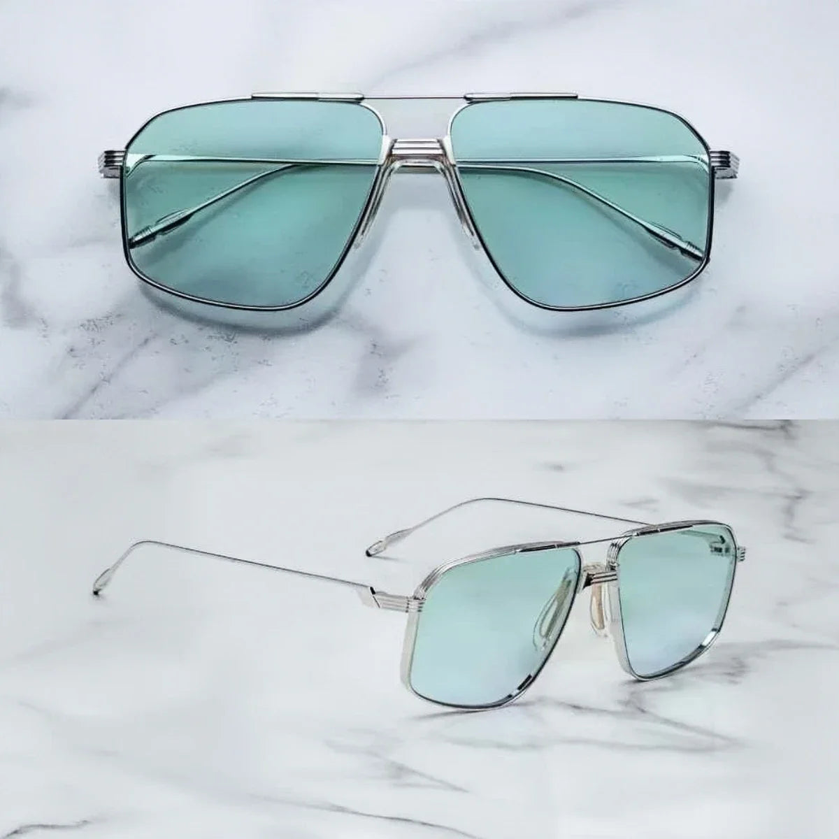 Jacques Marie Mage Jagger ultralight titanium square style sunglasses