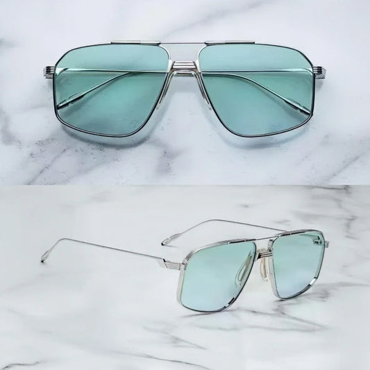 Jacques Marie Mage Jagger ultralight titanium square style sunglasses