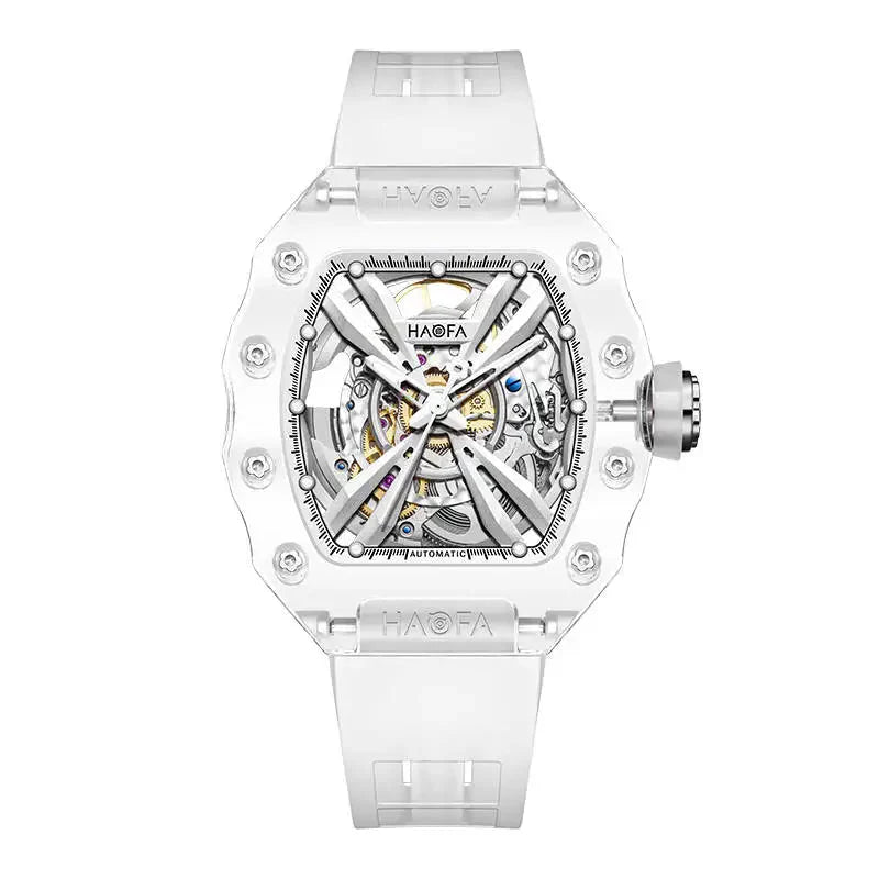 Haofa luminous crystal watch automatic mechanical timepiece