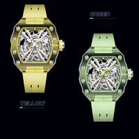 Haofa luminous crystal watch automatic mechanical timepiece
