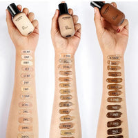 Face liquid foundation makeup waterproof base whitening cover dark circle