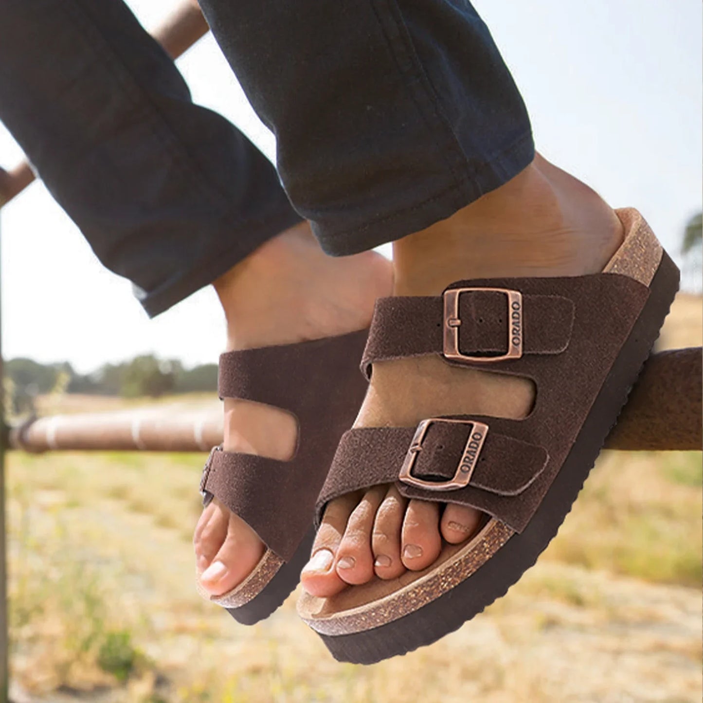 Orado Kidmi Sandalen - Doppelschnalle Beach Slipper