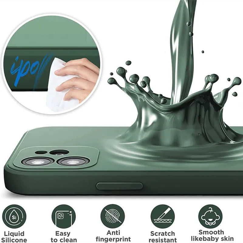 Your name case for iPhone soft liquid silicone shockproof diy cover