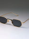 Classic metal steampunk shades – small frame, vintage unisex sunglasses