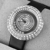 Women fashion crystal quartz wristwatch elegant bracelet ladies gift