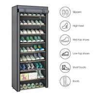 Schuhablage Organizer Staubdichtes Schuhschrank Multilayer Minimalistisches Nonwoven-Möbel Platzsparende Schränke Schuhregal
