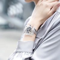 CIGA Design crystal love series elegant skeleton automatic watch for ladies