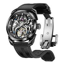 IDEAL KNIGHT automatic tourbillon skeleton flywheel luxury mechanical watch