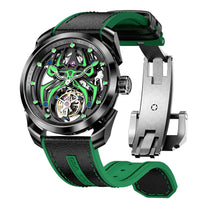 IDEAL KNIGHT automatic tourbillon skeleton flywheel luxury mechanical watch