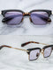 jacques marie mage ALIN vintage half rim sunglasses alloy acetate retro style