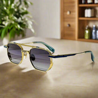 Classic Henri sunglasses inspire retro academic style weightless alloy