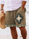 Stylish men casual board shorts for summer and beach
