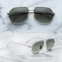 Jacques marie mage REYNOLD vintage oversize sunglasses quality titanium square frame