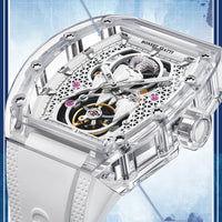 Bonest Gatti luxury automatic watch polar bear skeleton dial