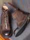 Handmade high quality soft leather boots in British style