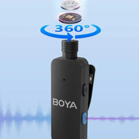 BOYA-V4U wireless microphone for phone & pc video recording live streaming