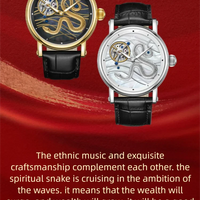 Shanghai Golden snake carrousel Tourbillon hand wound limited edition timepiece