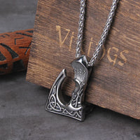Never fade wolf and raven slavic wild amulet talisman viking necklace jewelry