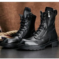 fashion luxury genuine leather designer british style handmade boots