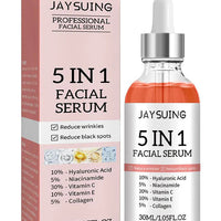 5 in 1 vitamin c face serum – fade fine lines, firm skin, brighten, moisturize & shrink pores