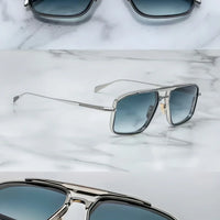 jacques marie mage EARL ultralight titanium, vintage retro square