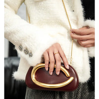 stylish mini chain purse women retro shoulder bag