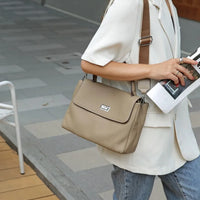 Designer ladies leather bag retro shoulder & crossbody office purse