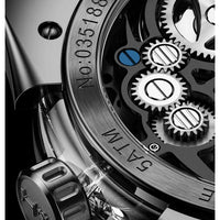 IDEAL KNIGHT automatic tourbillon skeleton flywheel luxury mechanical watch