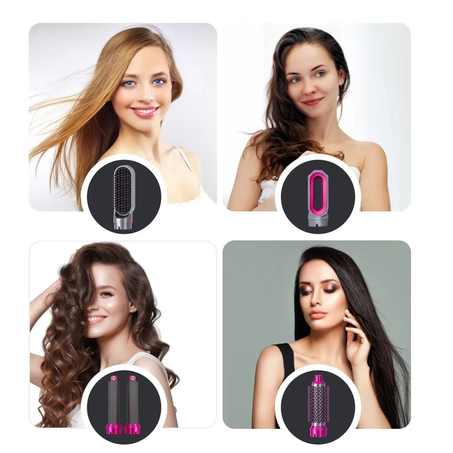 5 in 1 Hair set professional curling iron hair straightener styling