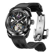 IDEAL KNIGHT automatic tourbillon skeleton flywheel luxury mechanical watch
