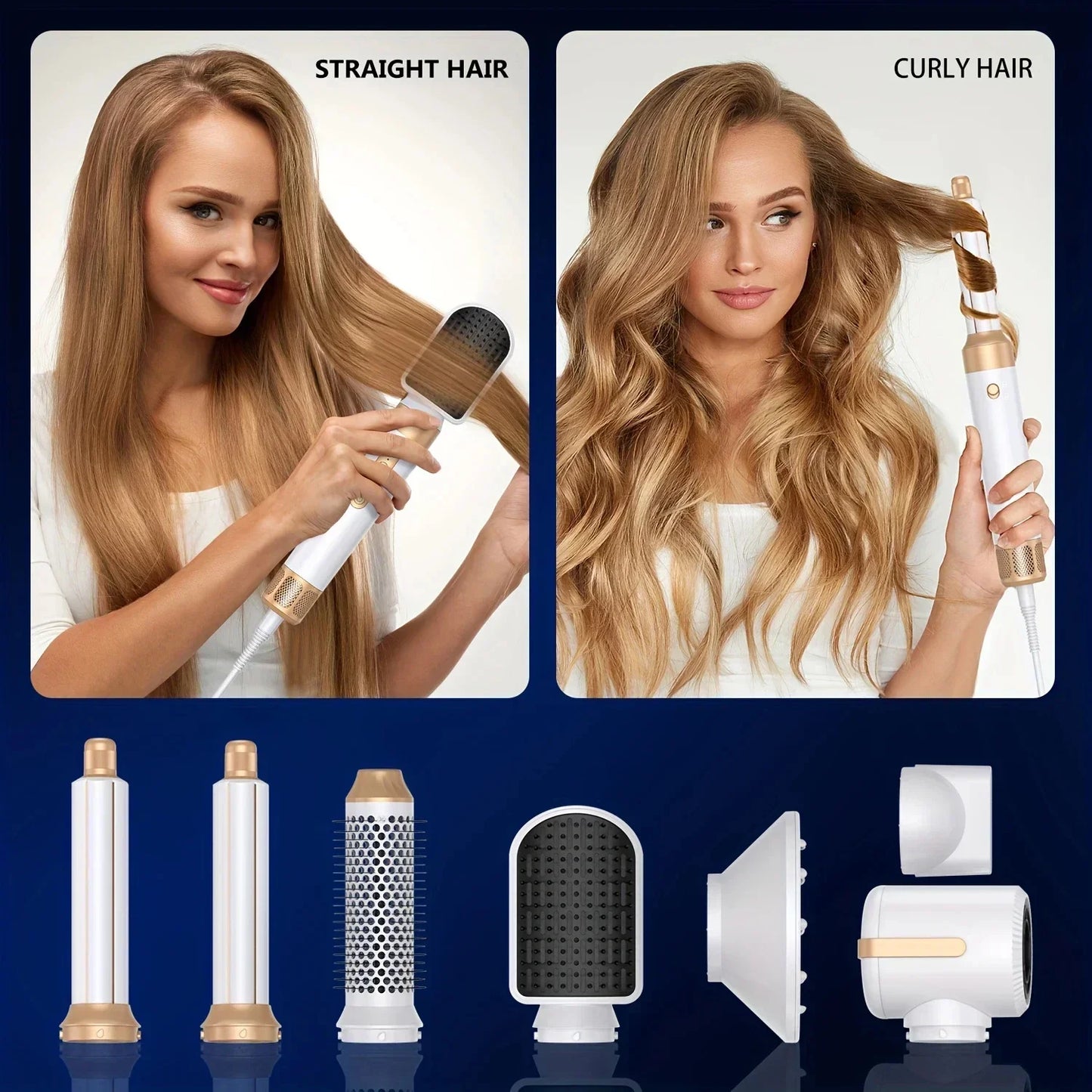 7-in-1 Multifunktions-Haarstyling-Set – Salon-Qualität für Zuhause