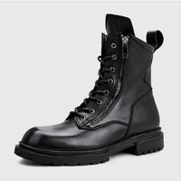 fashion luxury genuine leather designer british style handmade boots