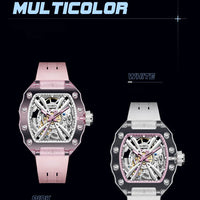 Haofa luminous crystal watch automatic mechanical timepiece