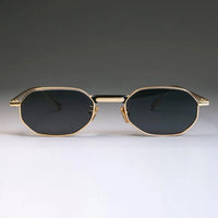 Classic metal steampunk shades – small frame, vintage unisex sunglasses