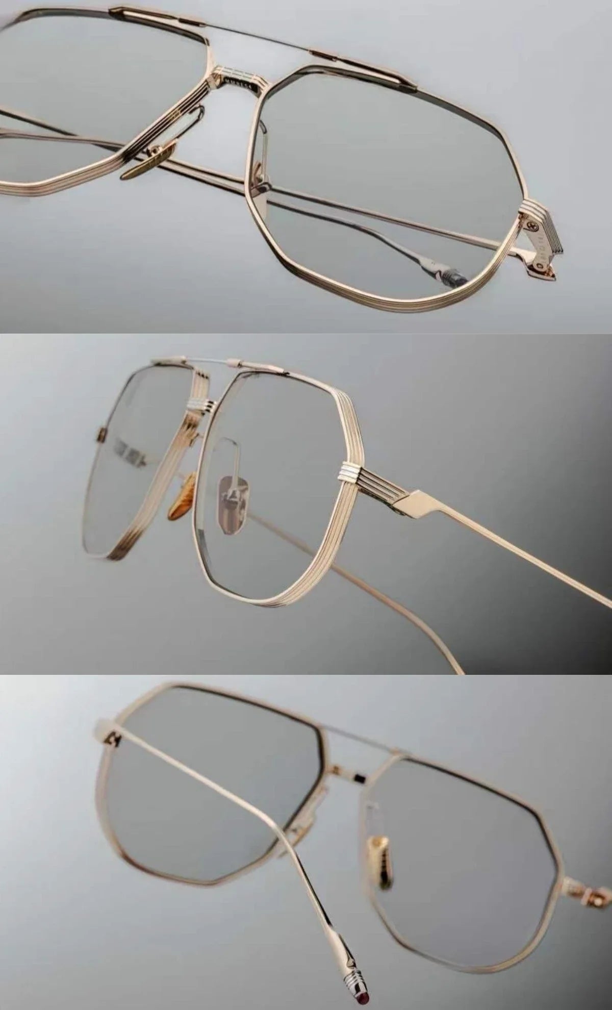 Jacques marie mage REYNOLD vintage oversize sunglasses quality titanium square frame