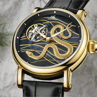 Shanghai Golden snake carrousel Tourbillon hand wound limited edition timepiece