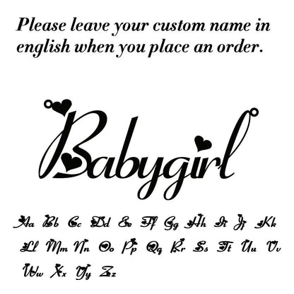 Your name on Necklace  Stainless Steel Jewelry